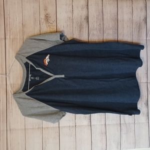 Denver broncos women's Antigua XXL blue and gray